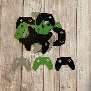 100 Assorted Video game Confetti, Die Cut, Baby Shower, Video game Theme Party, Video game Décor, Video game birthday, video game decoration