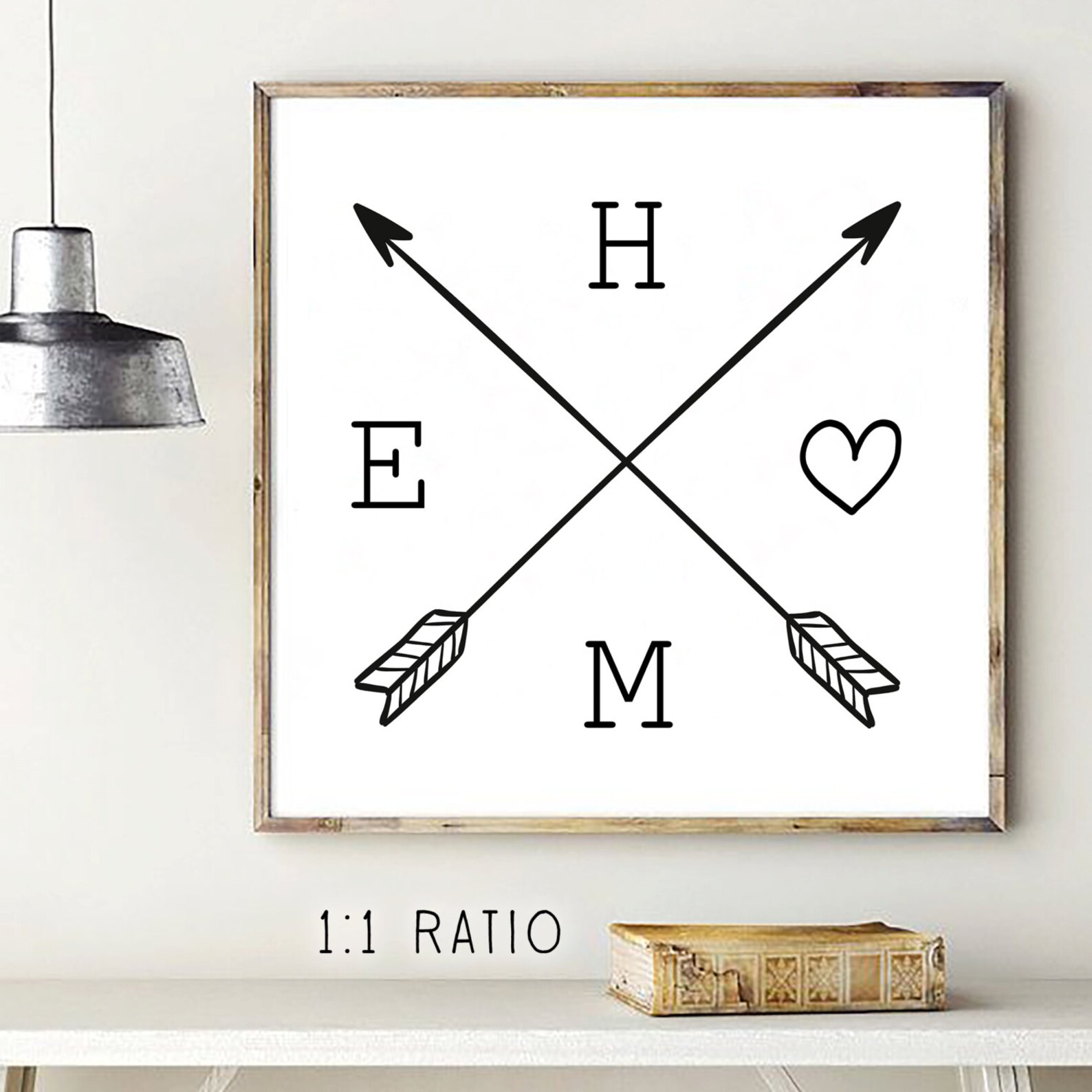 Home Arrow Print Printable Wall Art Arrow Wall Art Home | Etsy
