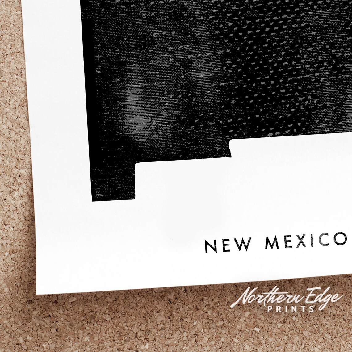 New Mexico Map Printable Art United States Print Printable | Etsy