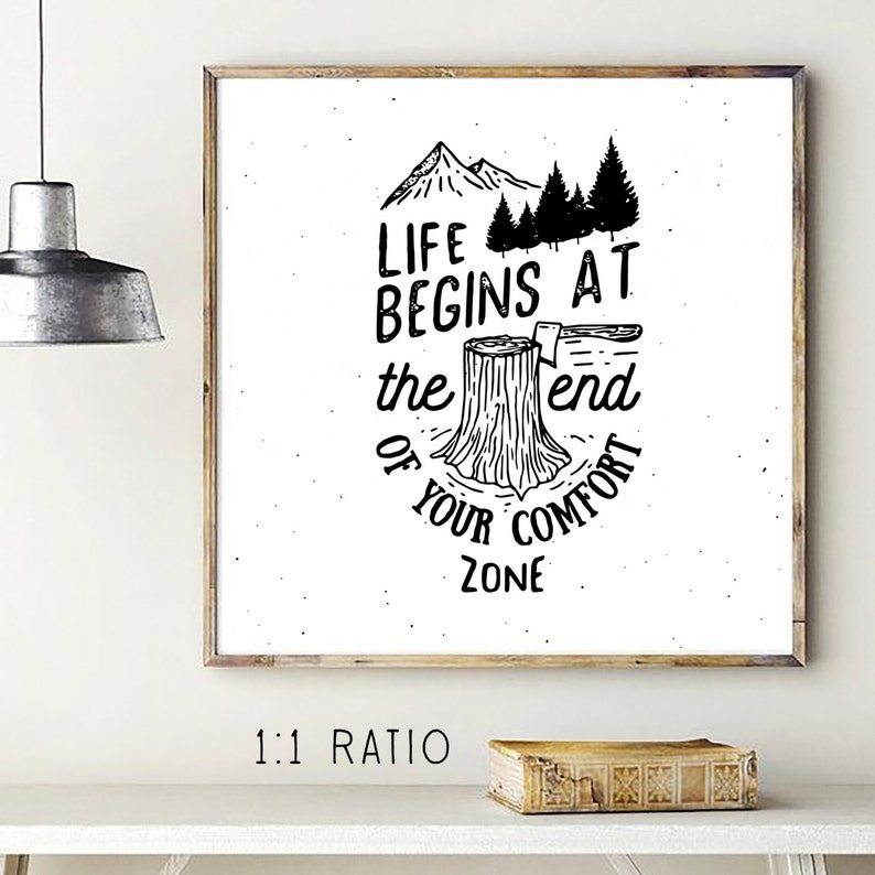 Rustic Quote Print Rustic Wall Art Rustic Quote Art Etsy