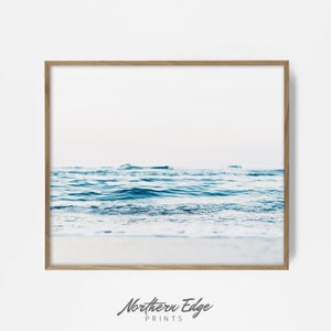 Instant Download Ocean Wave Print, printable photography, coastal print, colorful photo, beach waves, beautiful beach ocean print surf photo