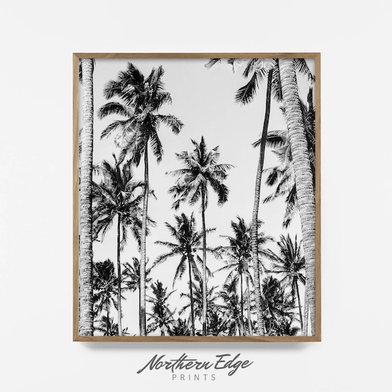 palm tree wall art, palm tree decor, tropical print, tropical wall decor, palm tree artwork, beach artwork, beach print, california beach