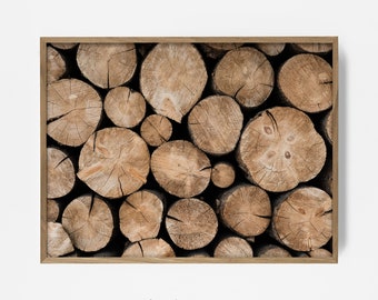 wood print, wood art, rustic print, lumberjack art, rustic wall art, forest art, log print, woodland, forest print, printable wood 201971