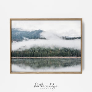 Forest Poster, Nature Poster, Instant Download Printable Art, Nature Art, Foggy Forest Print, Printable Nature, Photography Forest, Nordic