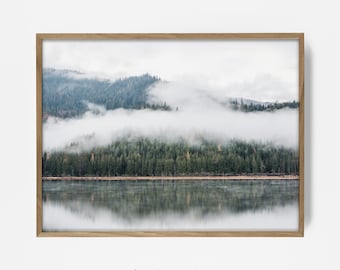 Forest Poster, Nature Poster, Instant Download Printable Art, Nature Art, Foggy Forest Print, Printable Nature, Photography Forest, Nordic