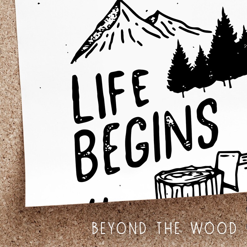 Rustic Quote Print Rustic Wall Art Rustic Quote Art Etsy