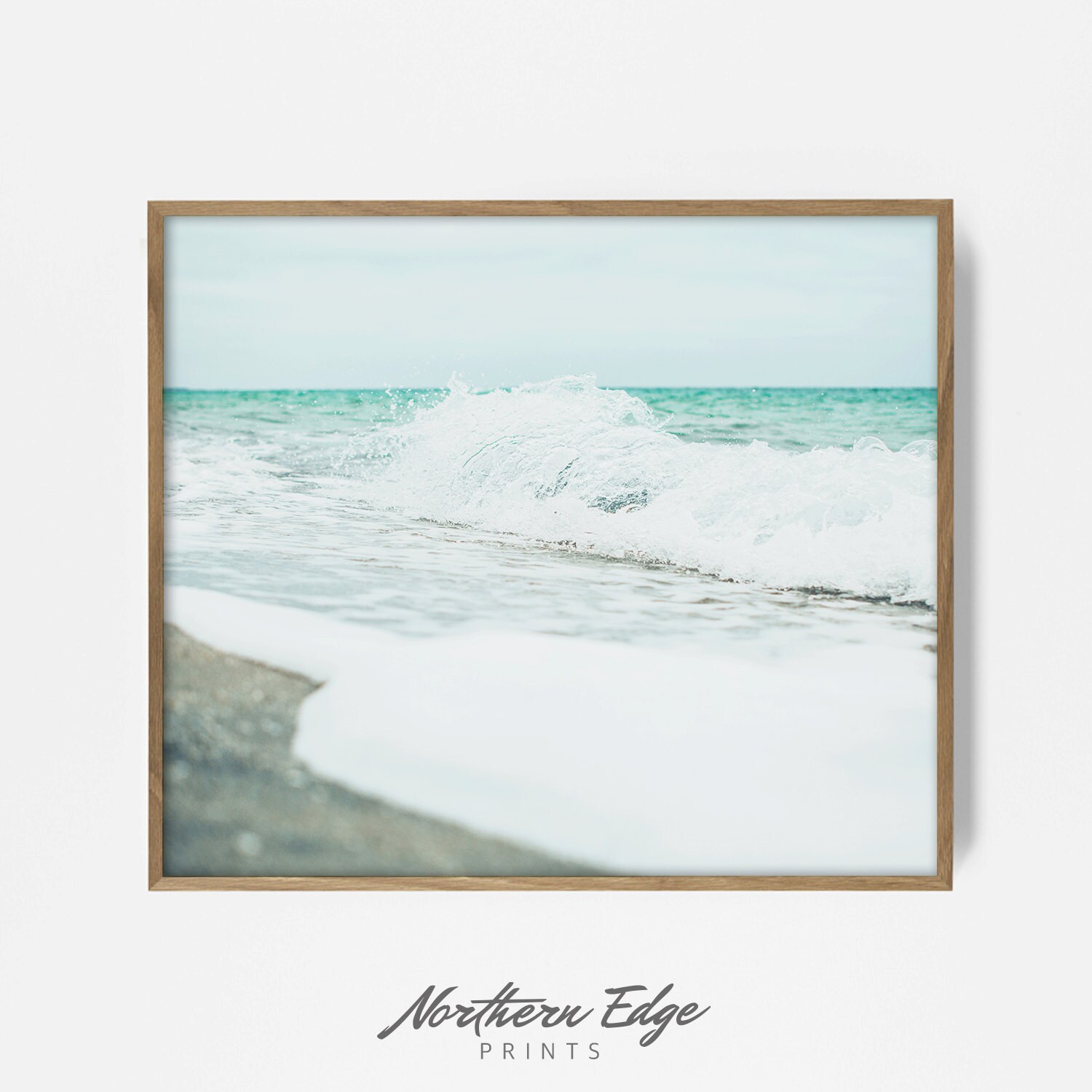 Ocean Printed Beach Print, Printable Wave Art, Ocean Decor, Sea Print, Coastal Wall ...