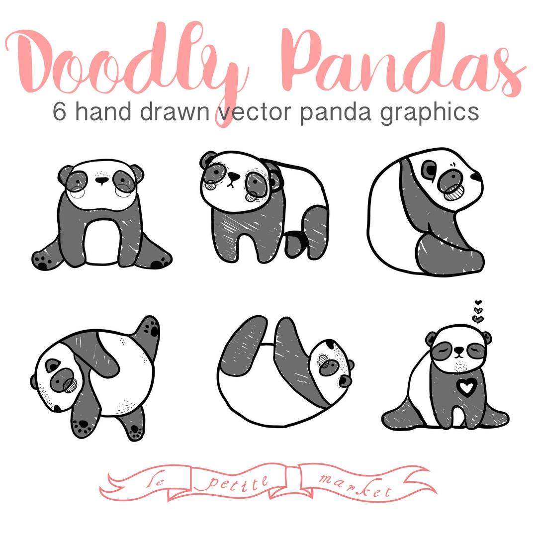 Resultado de imagem para pandas kawaii  Cute panda drawing, Panda art,  Panda drawing