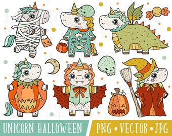 ユニコーン ハロウィン クリップアート画像、かわいいハロウィン ユニコーン クリップアート クリップ アート、かわいいハロウィン ユニコーン、ユニコーン ミイラ、ユニコーン PNG ベクトル