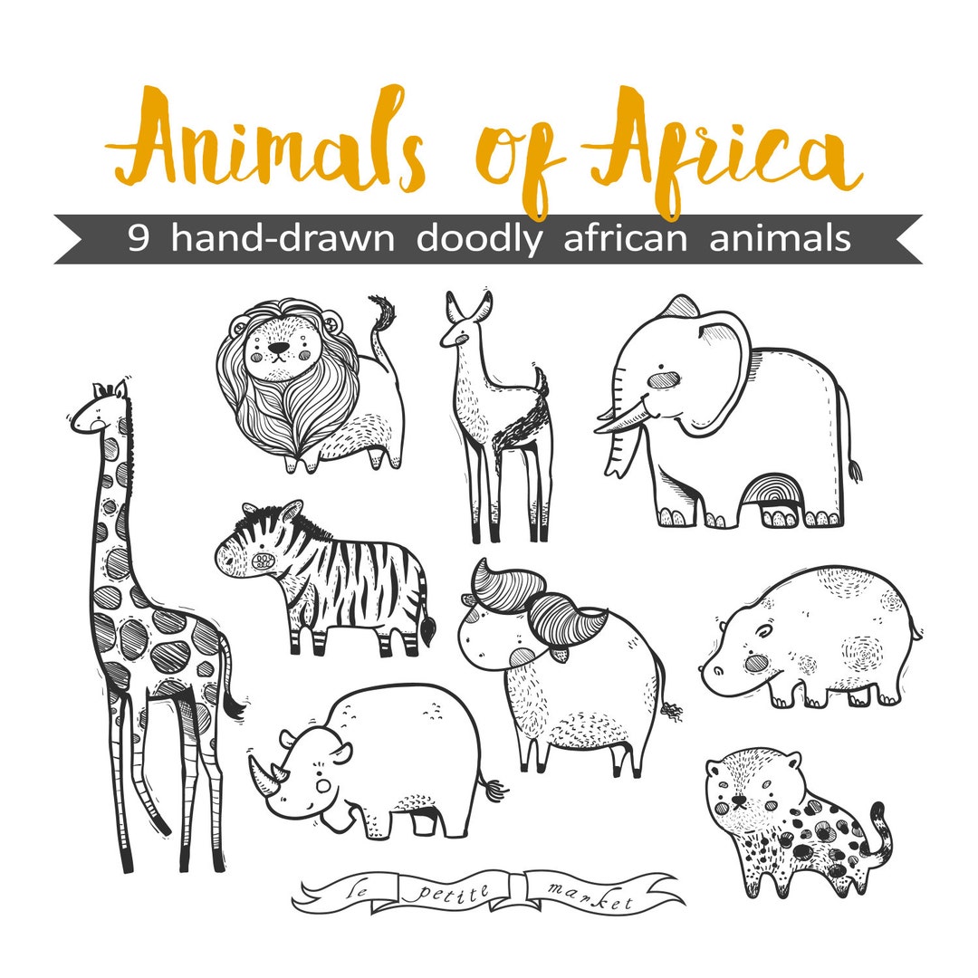 Mano dibuja lindo animales de África gráfico Ilustración, hoja hoja imprimible para colorear Animal etiqueta engomada, descargas digitales, Fauna africana - Etsy España mano-dibuja-lindo-animales-de-frica-gr-fico-ilustraci-n-hoja-hoja-imprimible-para-colorear-animal-etiqueta-engomada-descargas-digitales-fauna-africana-etsy-espa-a
