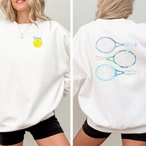 Tennis Sweatshirt for Women Tennis Gifts Women Tennis Team Sweatshirt Tennis Player Gift Tennis Gifts Tennis Gift Ideas Tennis Club Shirt