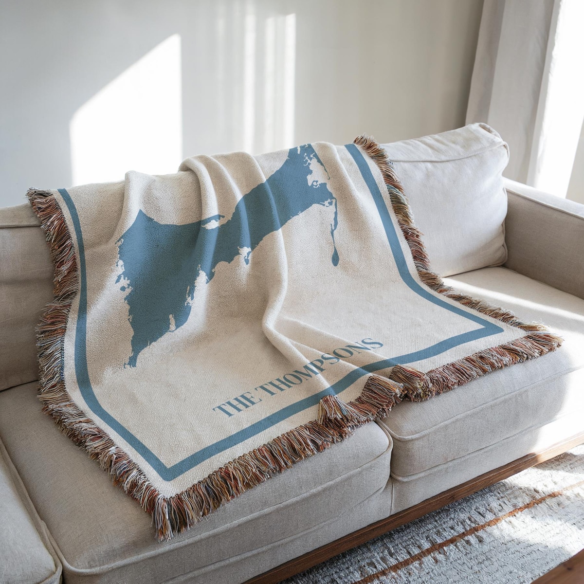 Personalized Cape Cod Blanket (The Snyders)