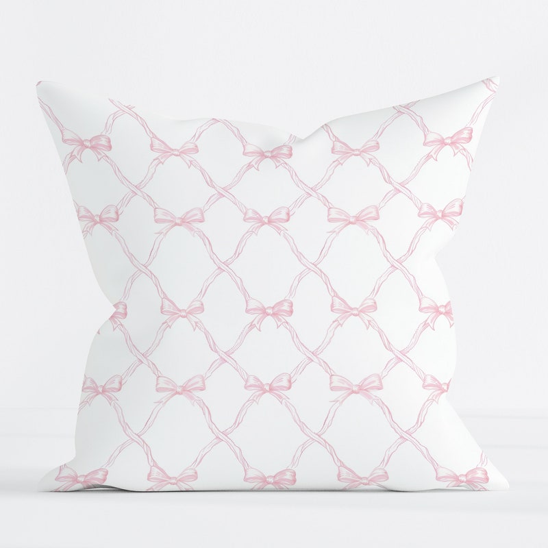 Pink Bow Bedding - Etsy