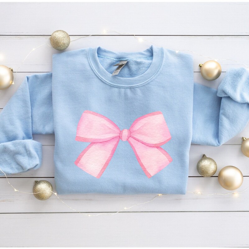 Pinky Black Bow Relaxed Sweater