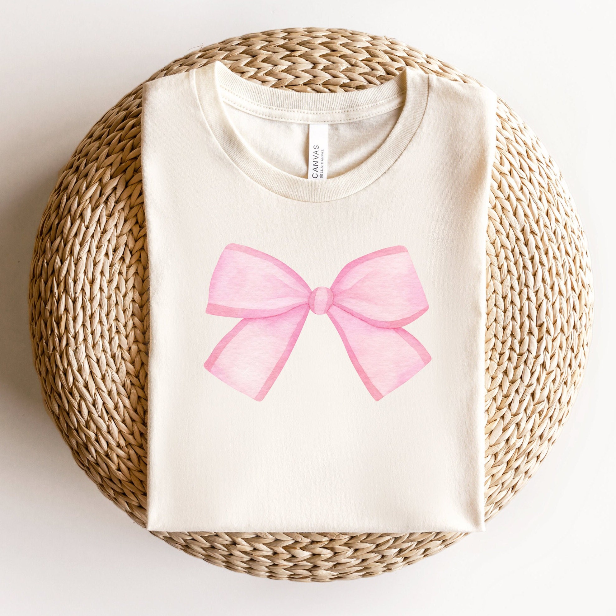 Bow Tshirt Coquette Shirt for Woman Bow Shirt With Bow