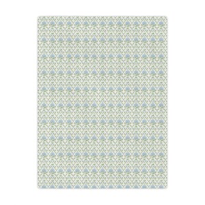 Preppy Dorm Blanket Blue and Green Hydrangea Throw Blanket College Dorm Bedding Sorority Room Throw Floral Dorm Décor Bild 2