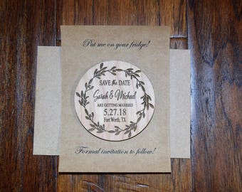 save the date magnet