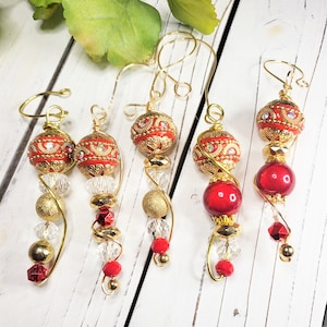 Beaded Christmas Ornaments, sold individually