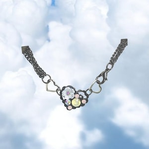 Black multiple chain Heart Braclet