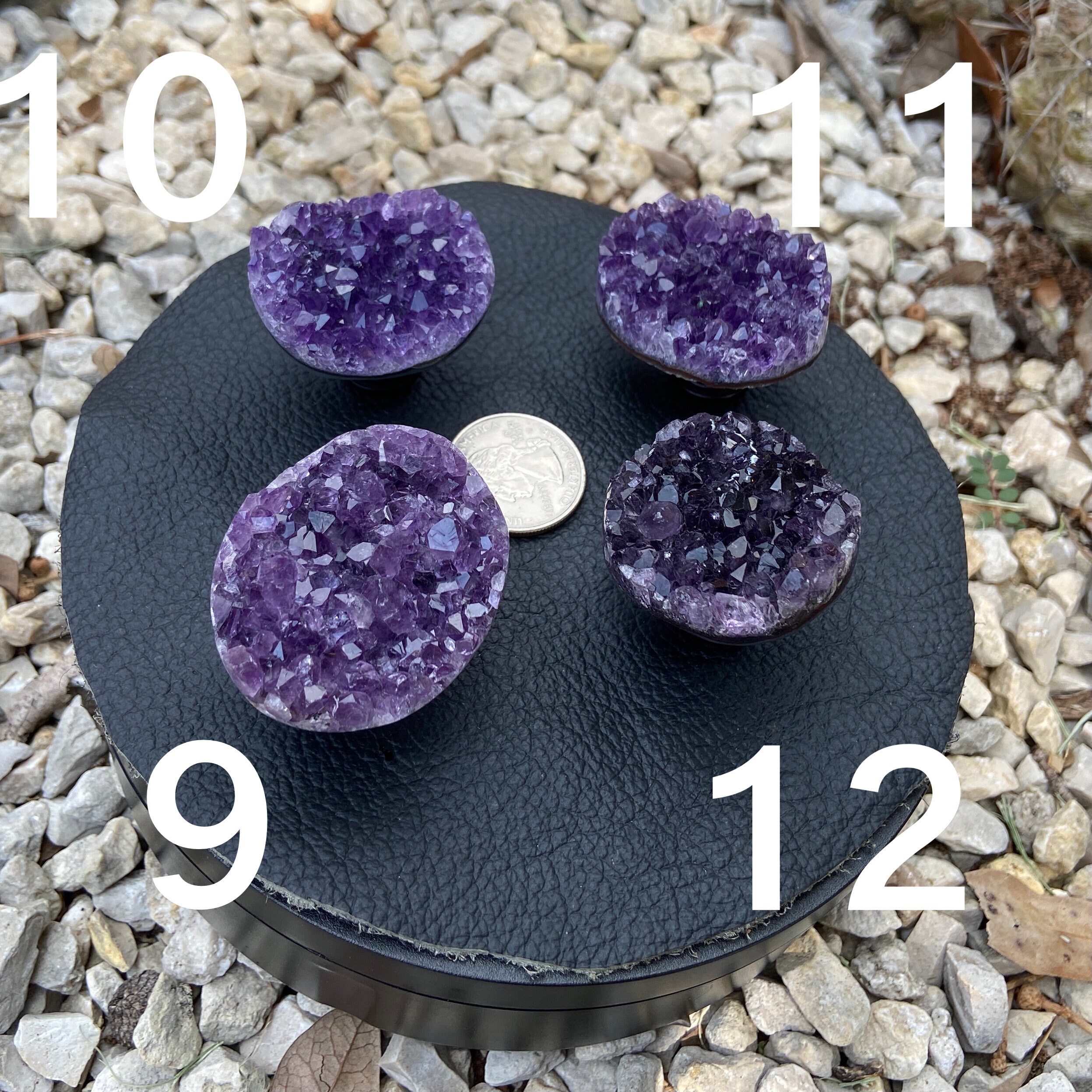 YEM AK21 Gran natural de amatista de color púrpura profundo | Etsy