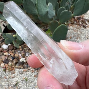 Natürlicher Lemurian Quarz Kristallspitze: Brasilianisches Metaphysisches Geschenk