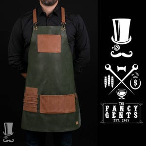 Highlander Olive Green Apron