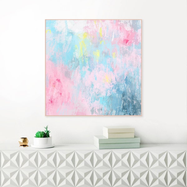 Pastel Abstract Art Etsy
