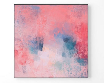 pastel abstract art etsy