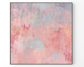 pastel abstract art etsy