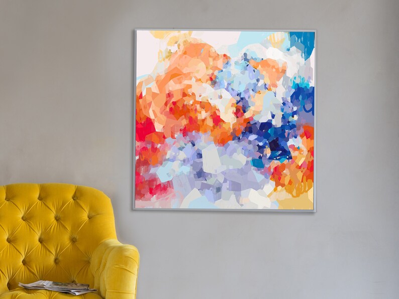 abstract wall art large wall art geometric wall art mountain wall art modern art wall art prints Abstract painting abstract art print