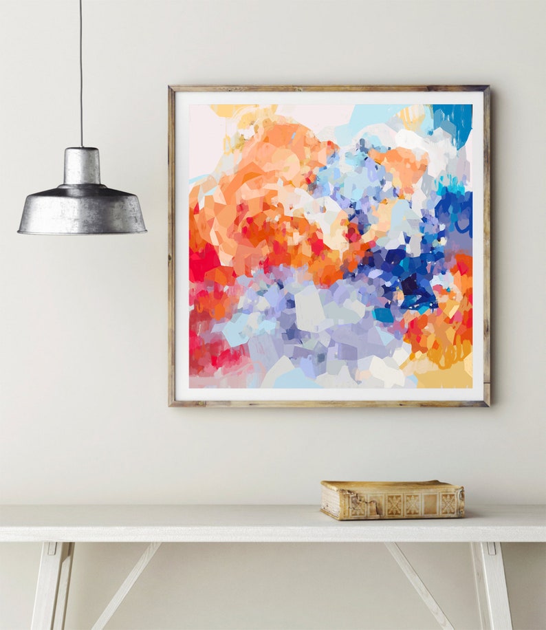 abstract wall art large wall art geometric wall art mountain wall art modern art wall art prints Abstract painting abstract art print