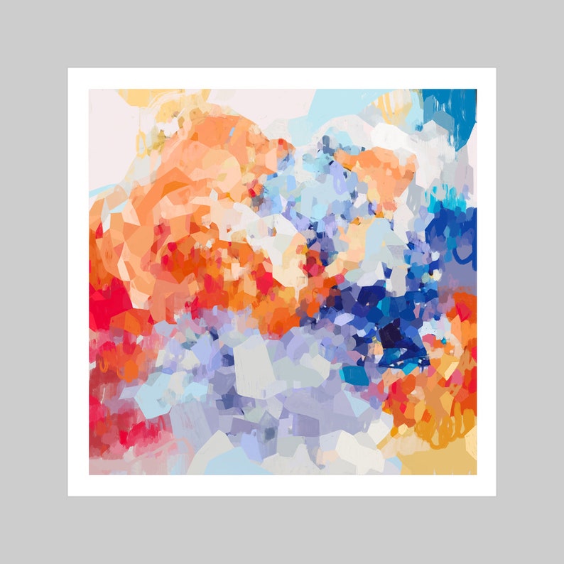 abstract wall art large wall art geometric wall art mountain wall art modern art wall art prints Abstract painting abstract art print