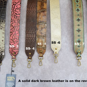 Shoulder Strap 2&quot; Wide, Purse Strap, Ready to ship, Genuine Cowhide leather, Cut-Resistant Strap, Leather Strap, Mother&#39;s Day, gift for her