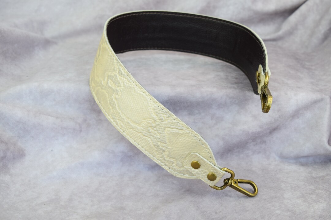 Python-embossed Genuine Cowhide Leather Replacement Strap/cut-resistant ...