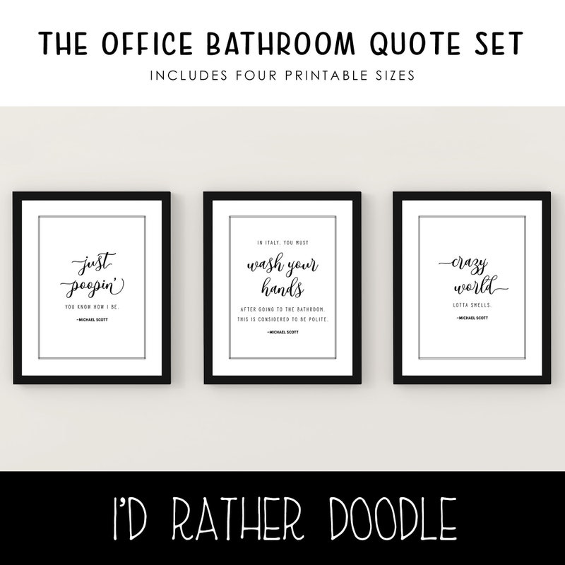 Bathroom Quotes - Etsy