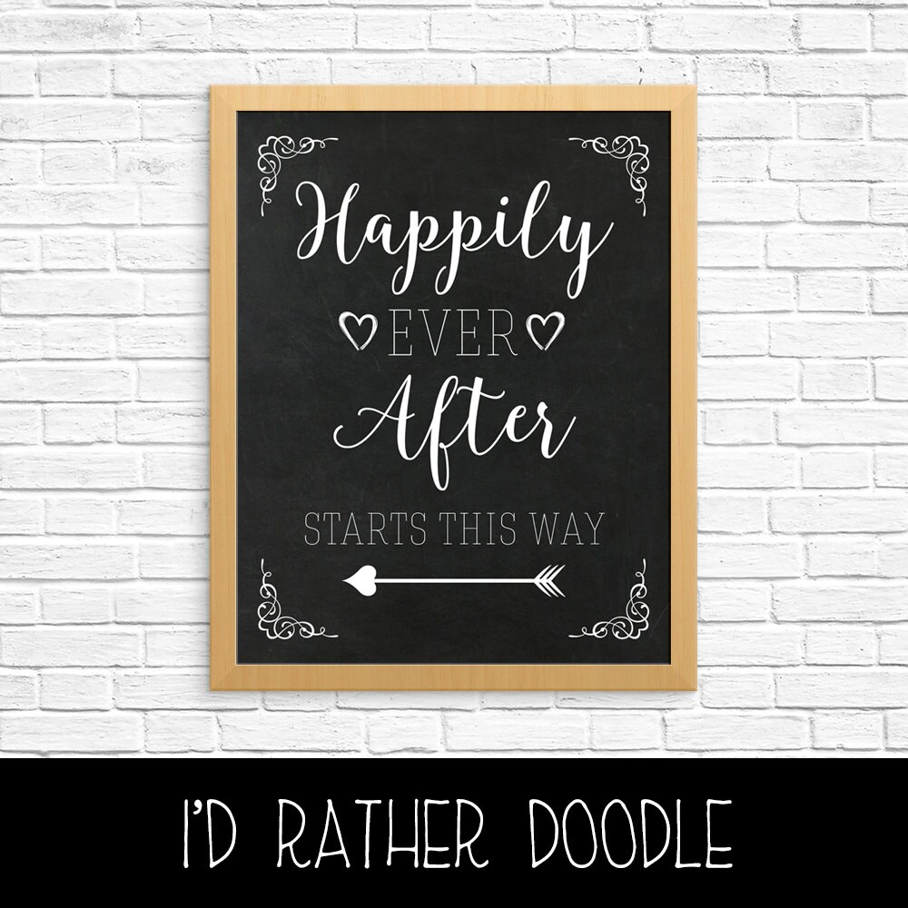 Happily Ever After Starts Here - Etsy