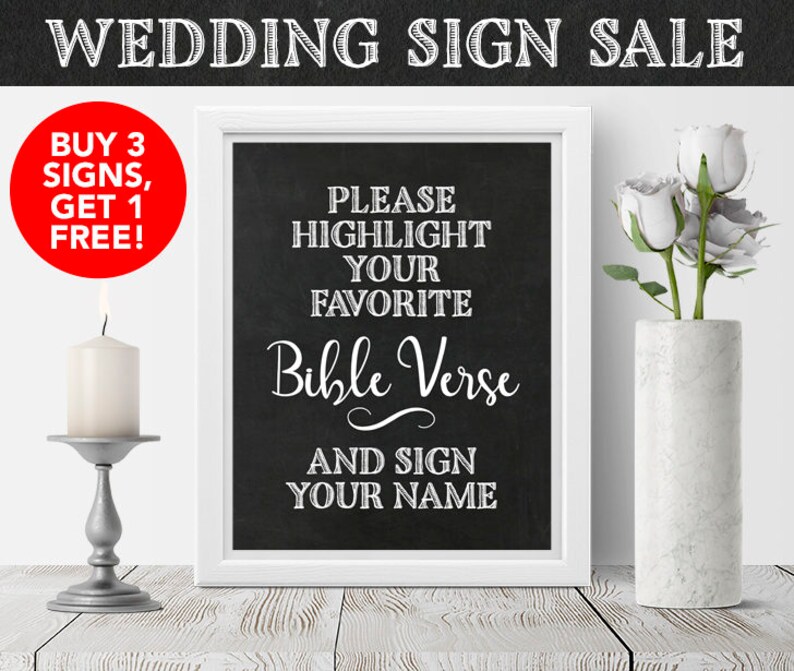 Highlight Your Favorite Bible Verse Wedding Sign Printable Etsy highlight-your-favorite-bible-verse-wedding-sign-printable-etsy