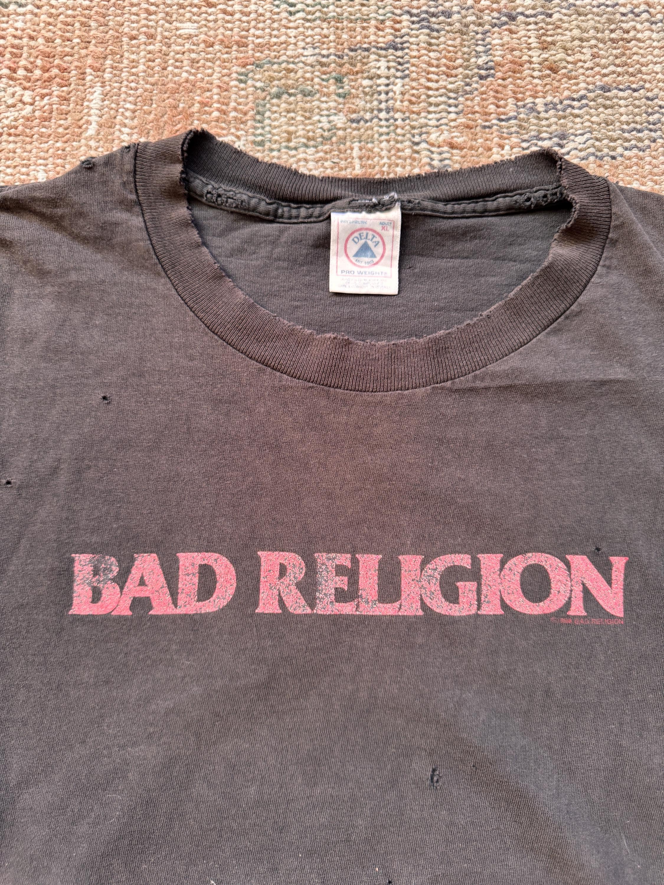 Vintage 90's Bad Religion Suffer Thrashed Tee - Etsy