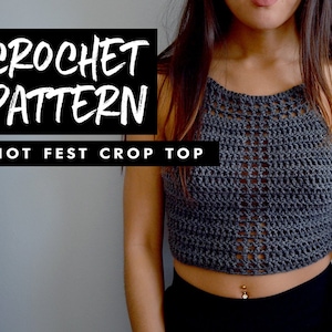 Crochet Pattern Crochet Crop Top Festival Outfit Lace Up | Etsy