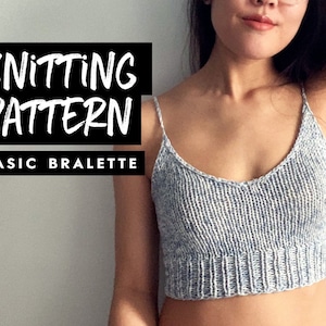 KNITTING PATTERN Emerald Knitted Tank Top Pattern Knitted Top Summer Knit  Top Easy Knitting Pattern Striped Knitted Tank Top 