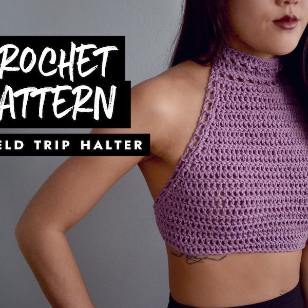 Häkelanleitung | Neckholder Crop Top | Festival Top