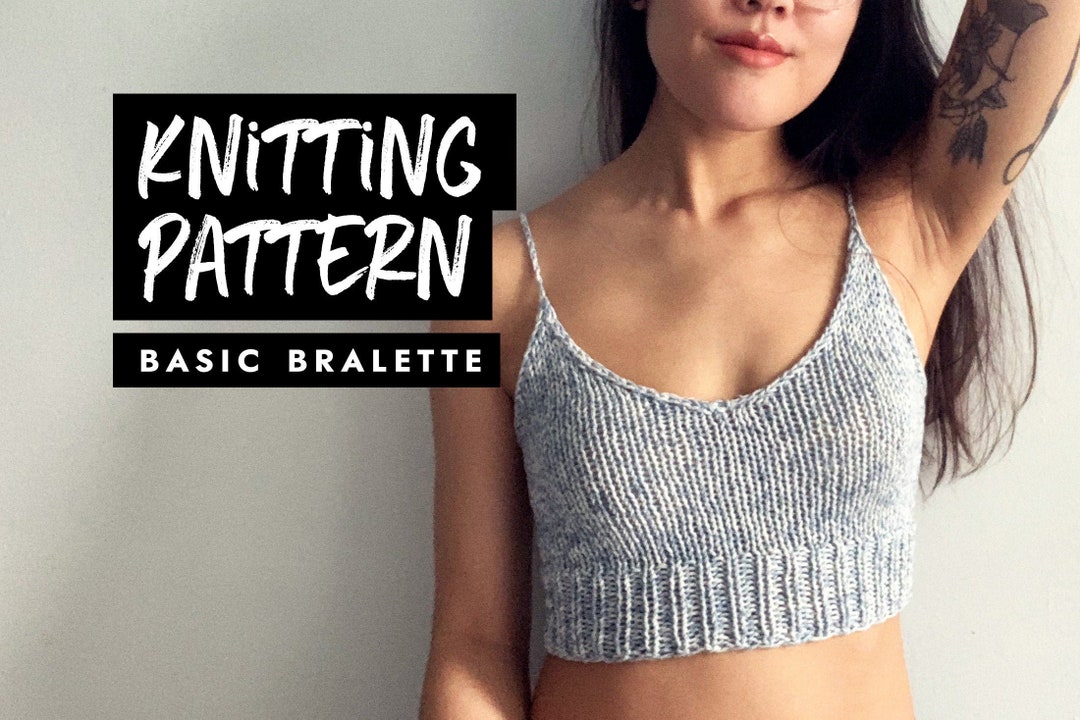Simple Cosy Bralette Knitting pattern by ByLambert