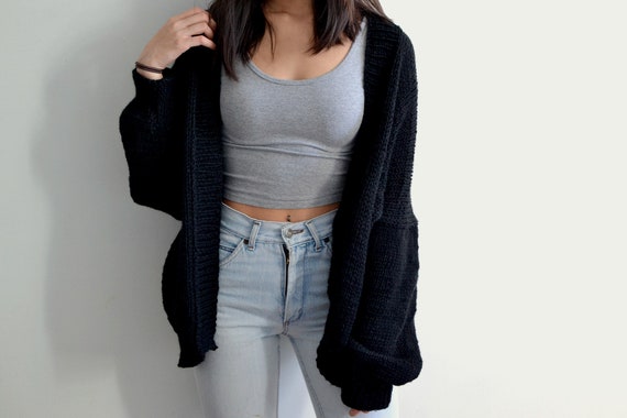 cozy oversized cardigan