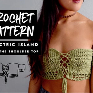 Best Sellers Crochet Patterns Festival Keyhole Crop Top Easy Beginner Crochet Pattern 画像 3