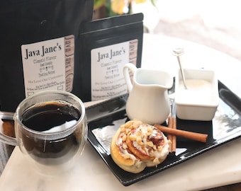 Pecan Sticky Bun Flavored Coffee Fresh Roasted Coffee Beans Java Jane's