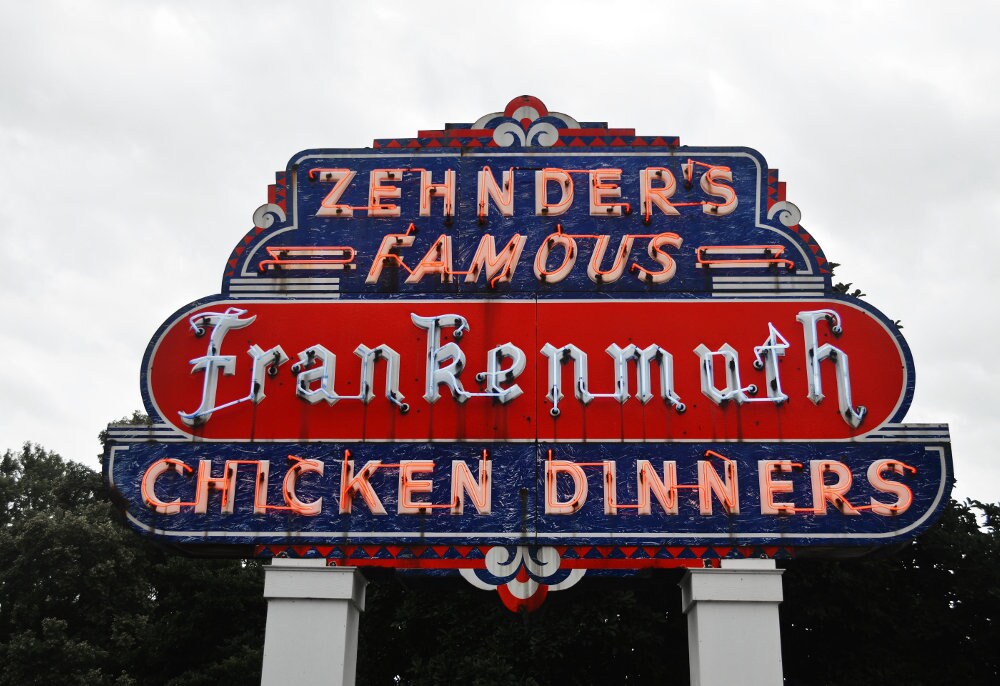 Zender's Sign in Frankenmuth, Michigan- Photography Prints