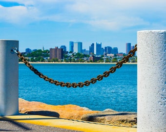 Nautical Boston Skyline - Photography Prints