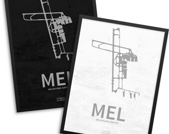 MEL Airport, Melbourne Airport, Melbourne Australia, MEL Airport Poster, Melbourne Airport Poster, Melbourne, MEL Poster, Australia