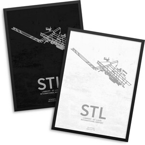 STL Airport, St. Louis Lambert International Airport, St. Louis Missouri, STL Airport Poster, St. Louis Airport, St Louis MO, St Louis