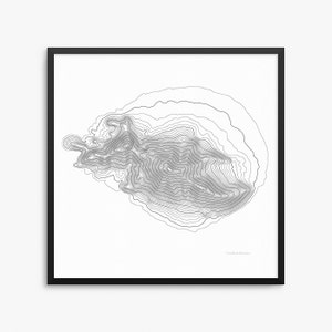 Poster Camelback Mountain, Camelback Mountain Arizona, Mappa artistica Camelback Mountain, Mappa dei contorni Camelback Mountain, Arredamento per la casa, Arredamento per l'ufficio
